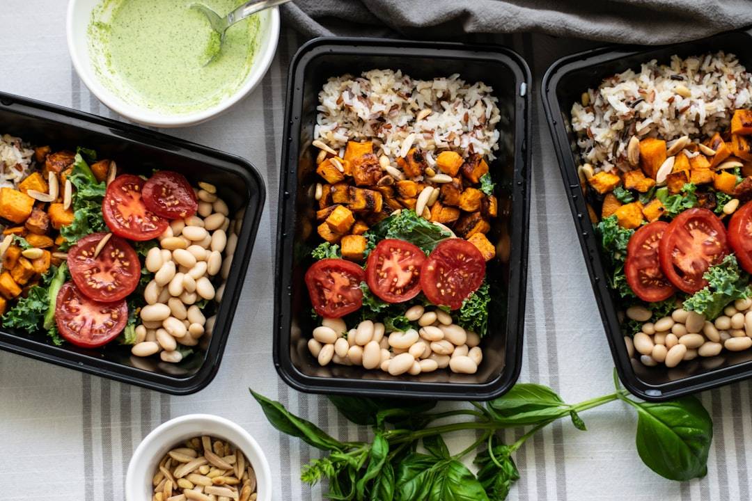 Prepared meal trays showing different ready meal options