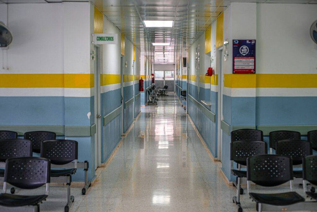 Hospital waiting area representing a long elective care wait